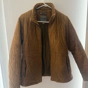 Pacific Trail Brown Quilted Puffer Jacket